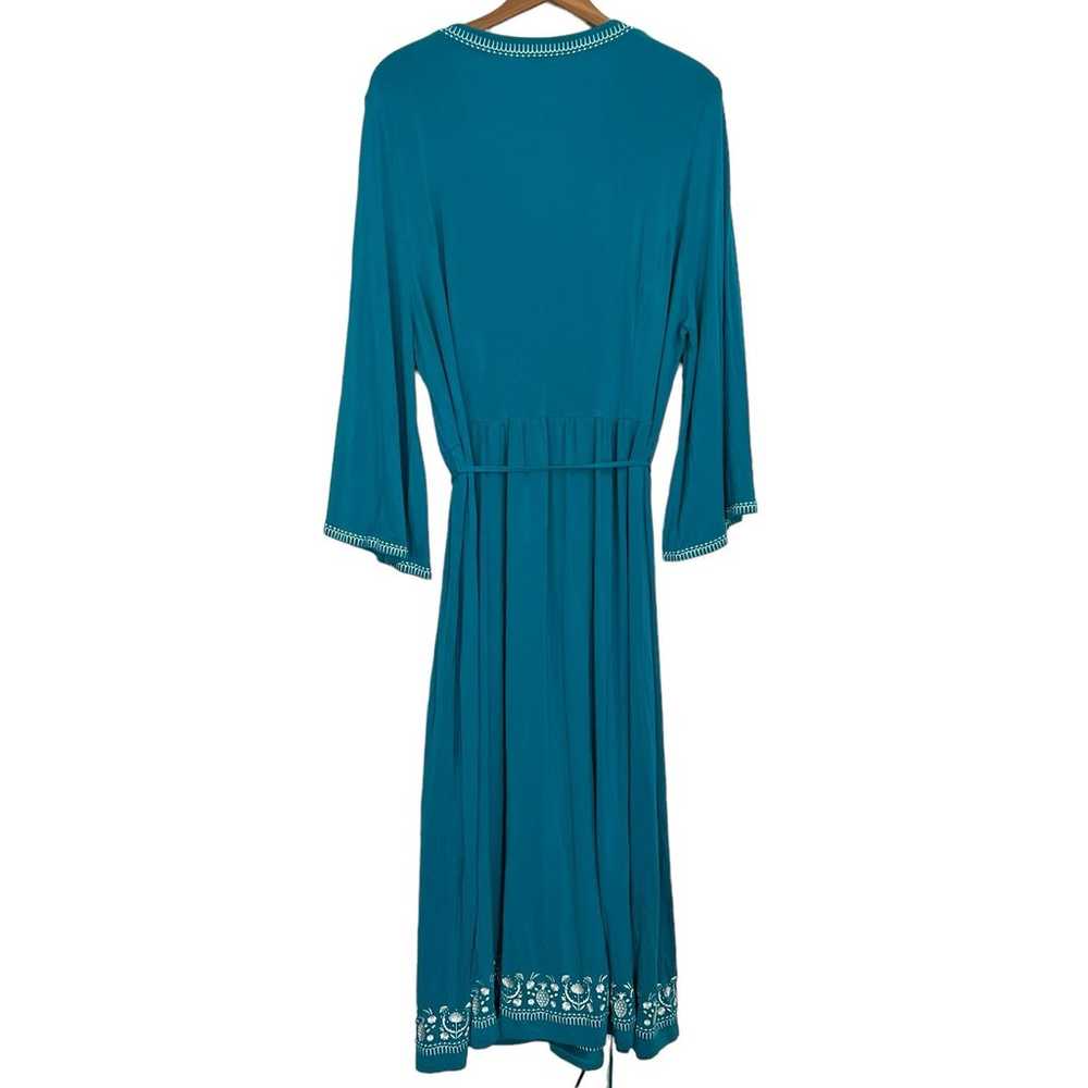 BODEN Women's Bell Sleeve Remi Embroidered Midi D… - image 3