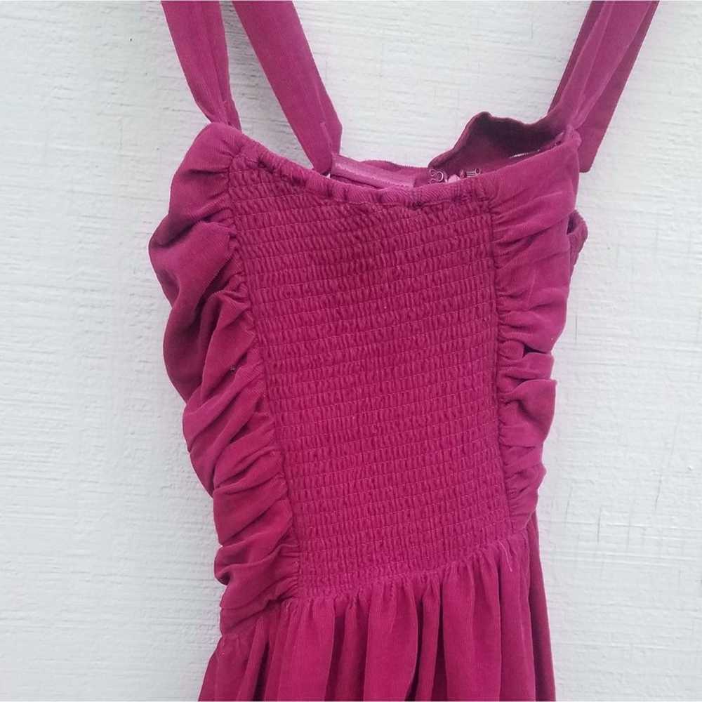 Anthropologie Pink Corduroy Dress - image 5