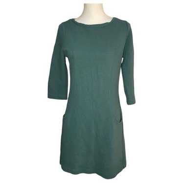 Boden Women's Size 8R Textured Ribbed Dress Green… - image 1