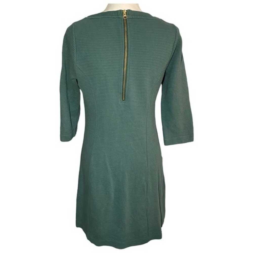 Boden Women's Size 8R Textured Ribbed Dress Green… - image 5