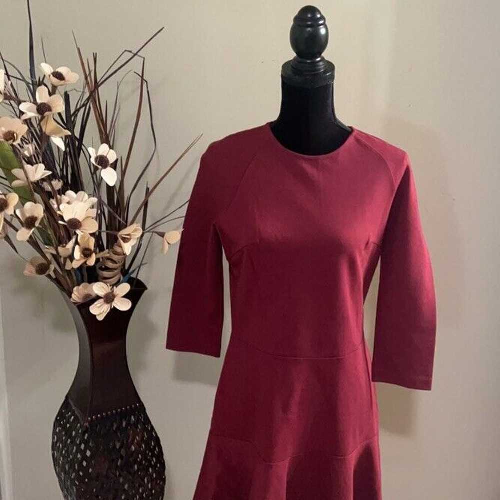 ARMANI EXCHANGE Womens Long Sleeve Purple Dress S… - image 1