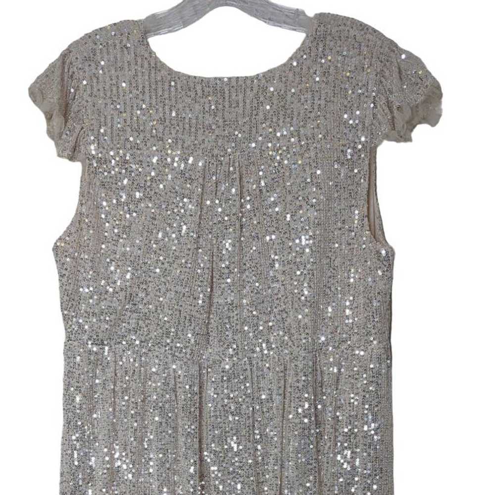 M by MNK sequined babydoll mini dress part formal… - image 11