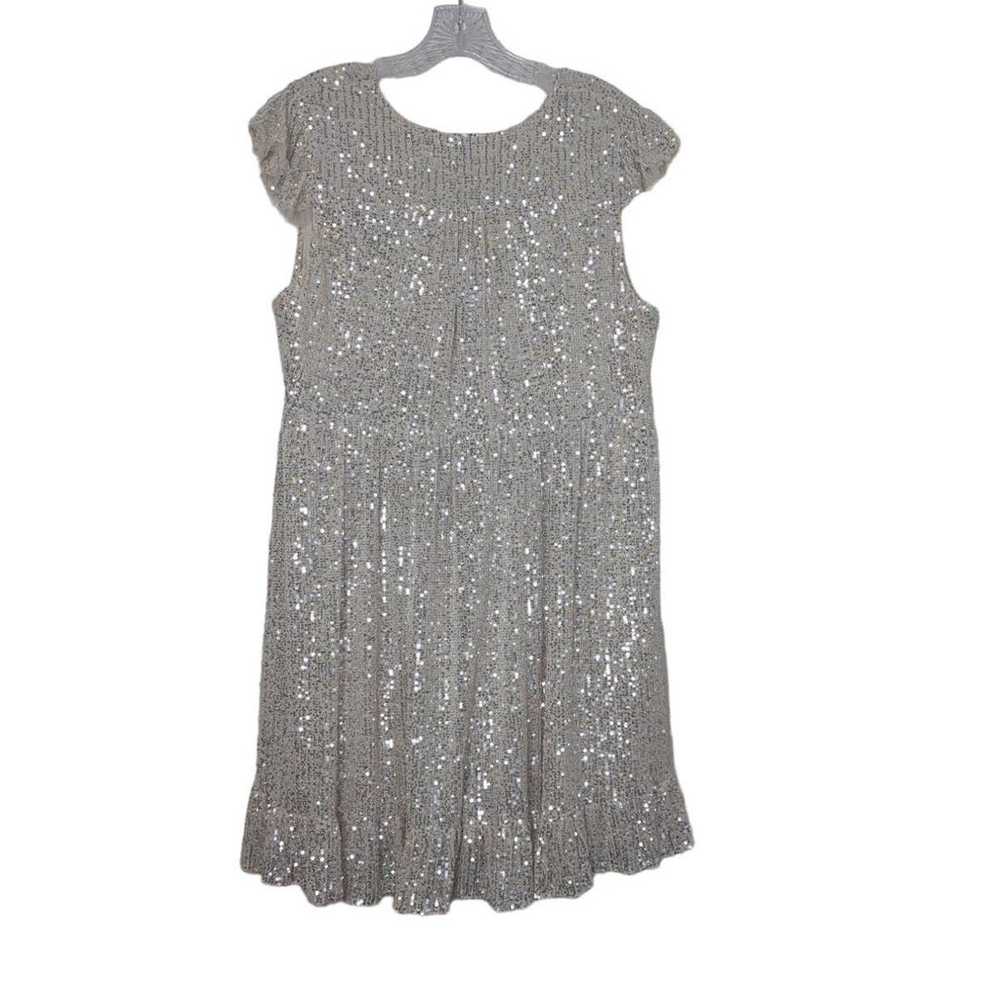 M by MNK sequined babydoll mini dress part formal… - image 2