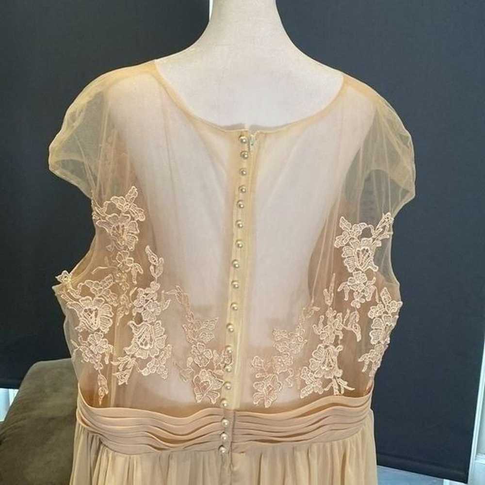 Women’s Full Length Chiffon & Lace Applique Dress… - image 5