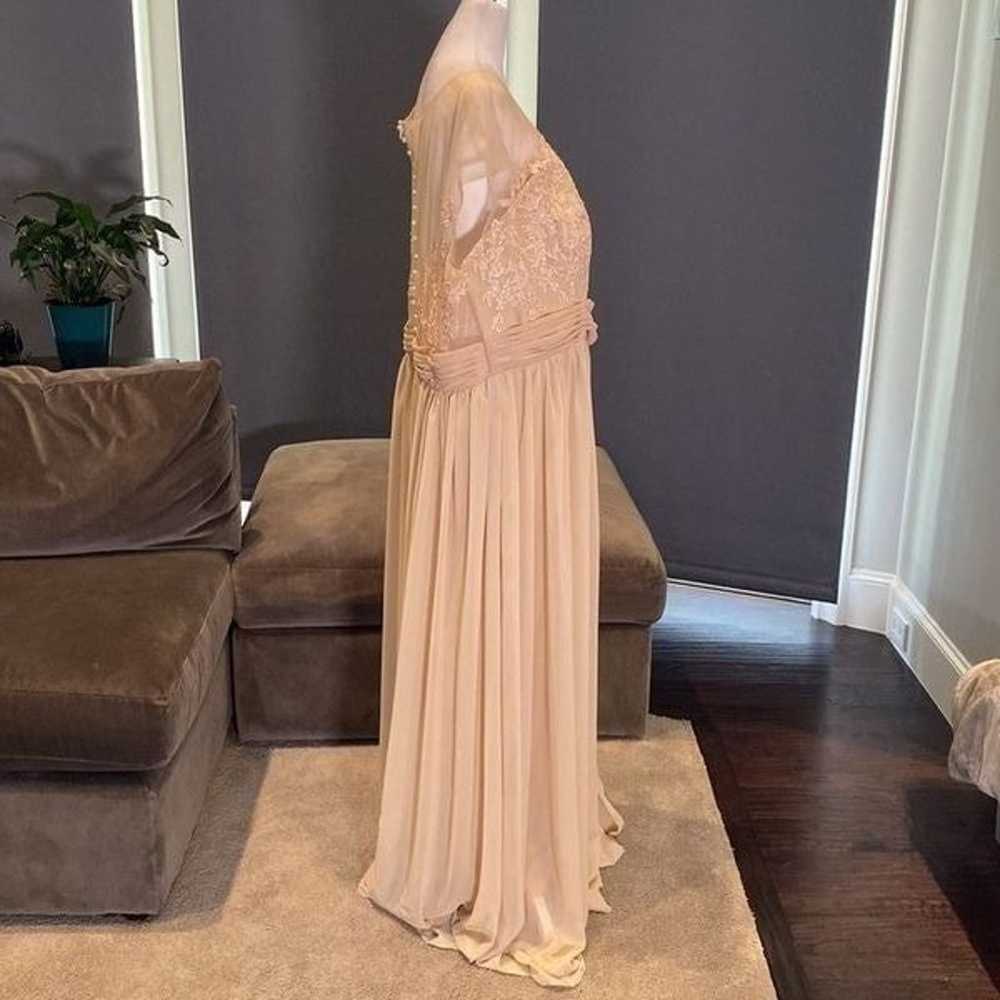 Women’s Full Length Chiffon & Lace Applique Dress… - image 6