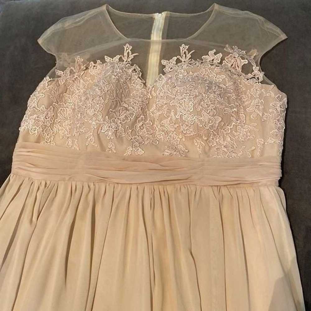 Women’s Full Length Chiffon & Lace Applique Dress… - image 9
