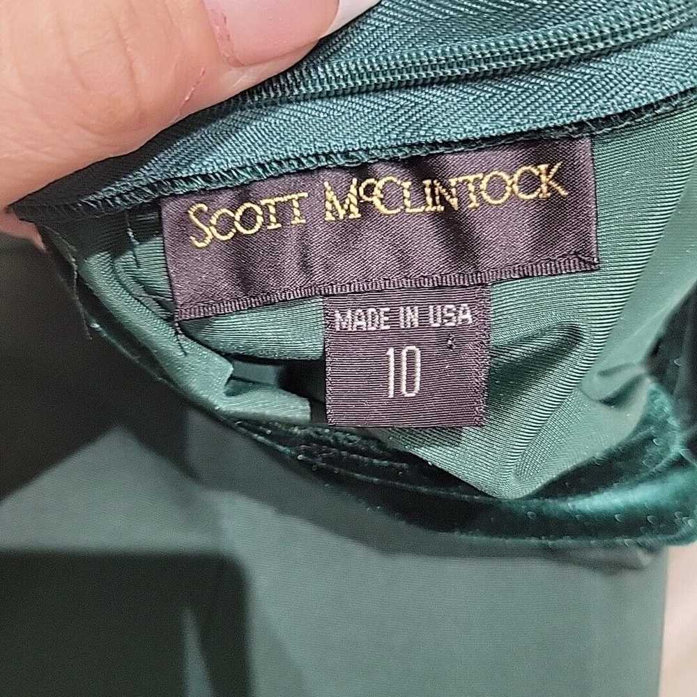 Scott McClintock Green 90s Square Neck Rayon Knit… - image 12