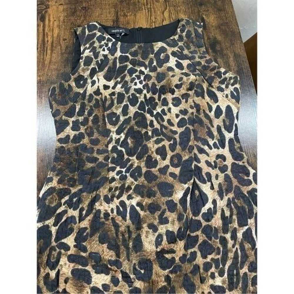 Lafayette 148 Abella Leopard Print Sheath Dress - image 8