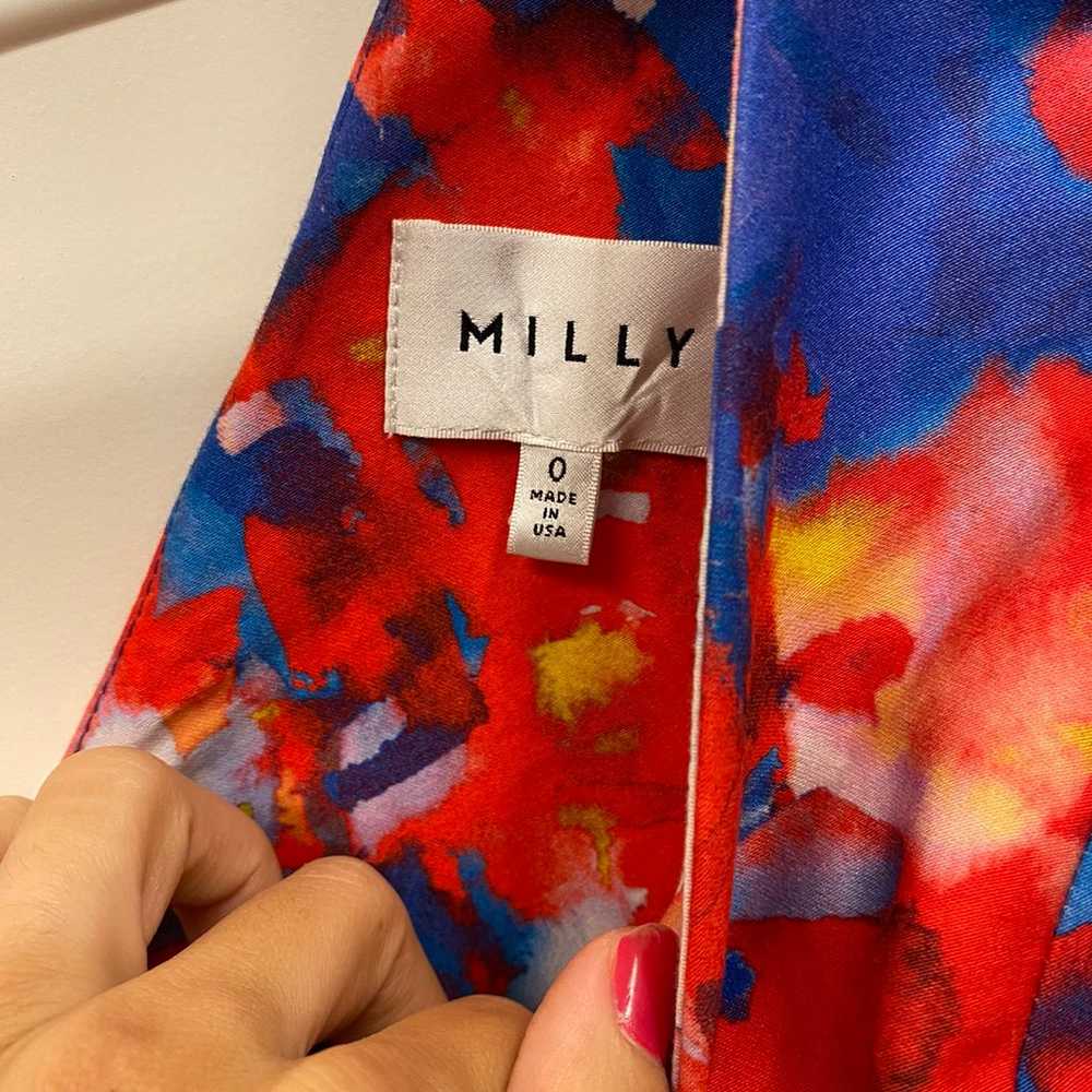 Milly multicolor dress, size 0 - image 3