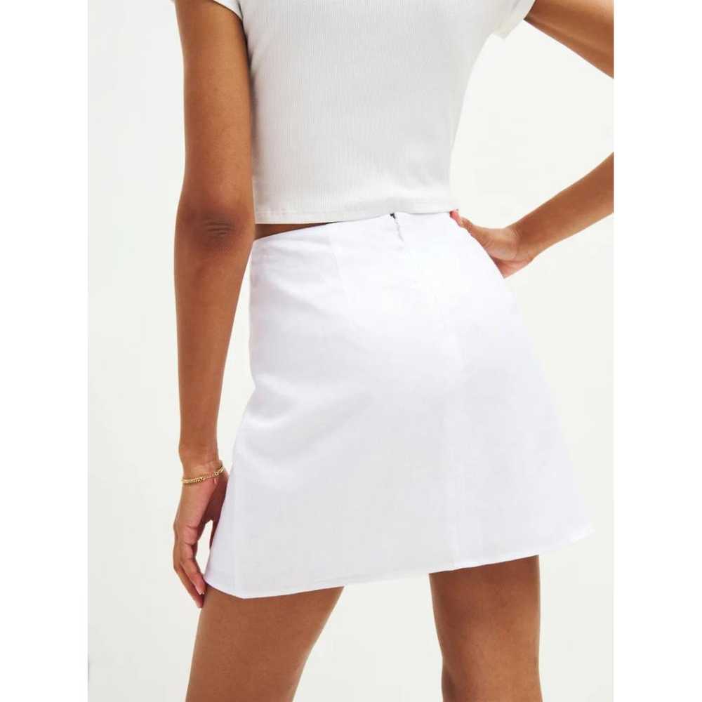 Reformation Linen mini skirt - image 4