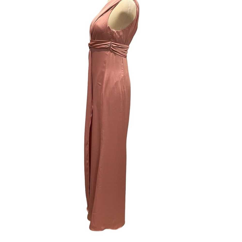 Dessy Collection  Dress 4R Desert Rose Asym One S… - image 3