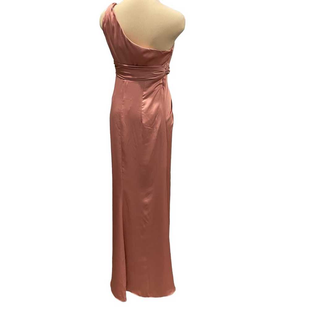 Dessy Collection  Dress 4R Desert Rose Asym One S… - image 4