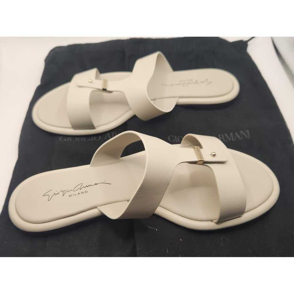 Giorgio Armani Leather sandal - image 4