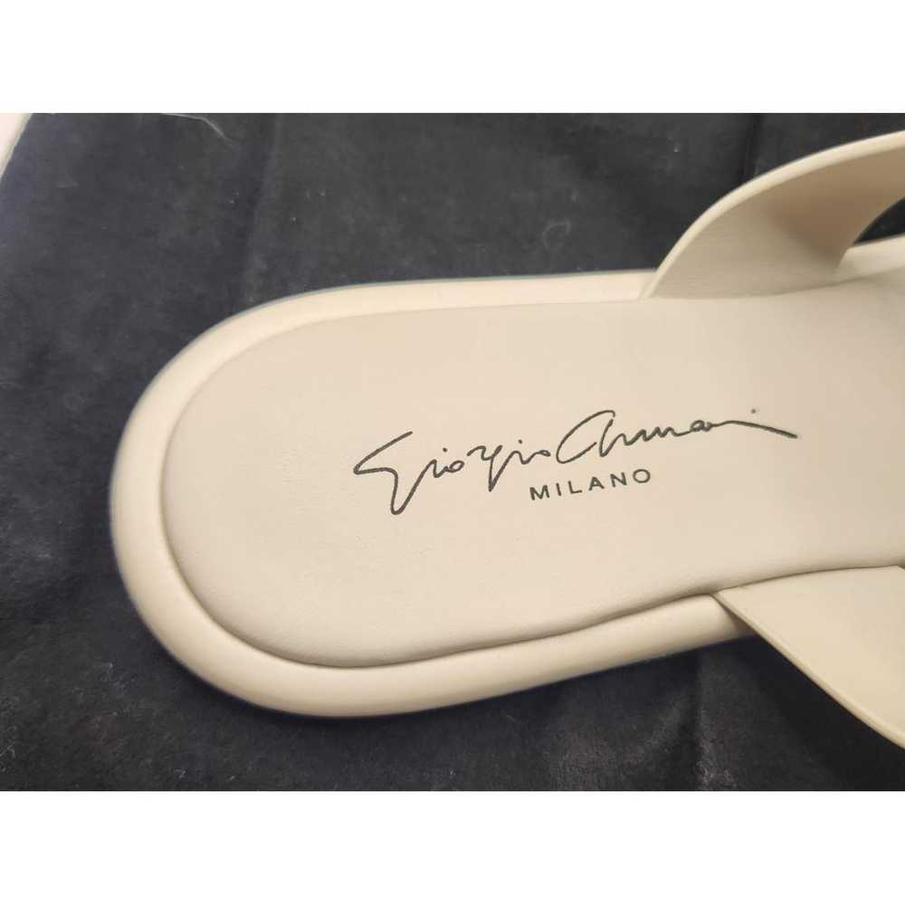 Giorgio Armani Leather sandal - image 5