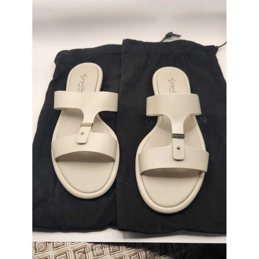 Giorgio Armani Leather sandal - image 8