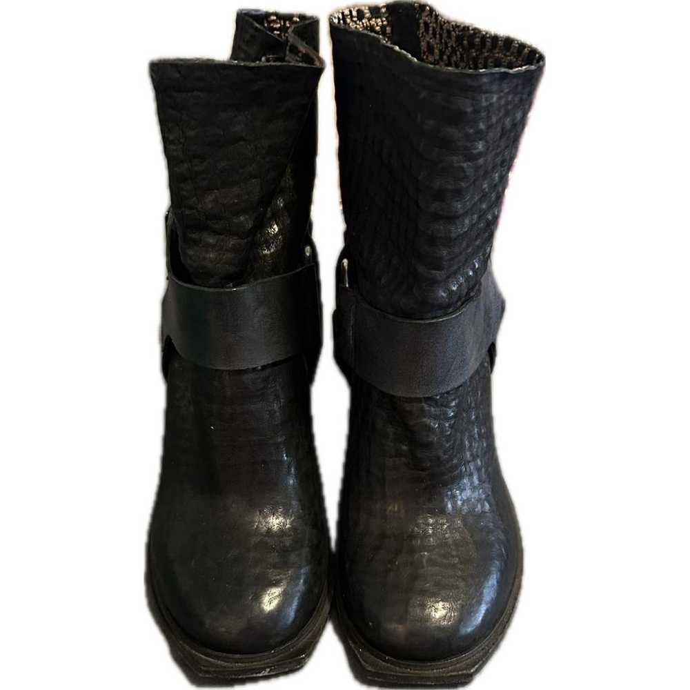 Vic Matié Leather biker boots - image 3