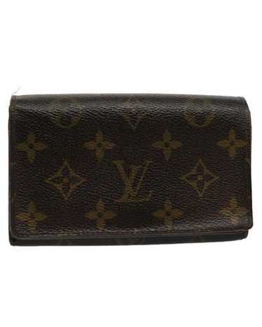 Louis Vuitton Monogram Canvas Wallet with Button … - image 1