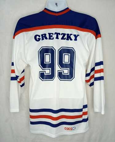 Ccm Rare 80s Maska CCM Oilers Gretzky # 99 NHL Hoc