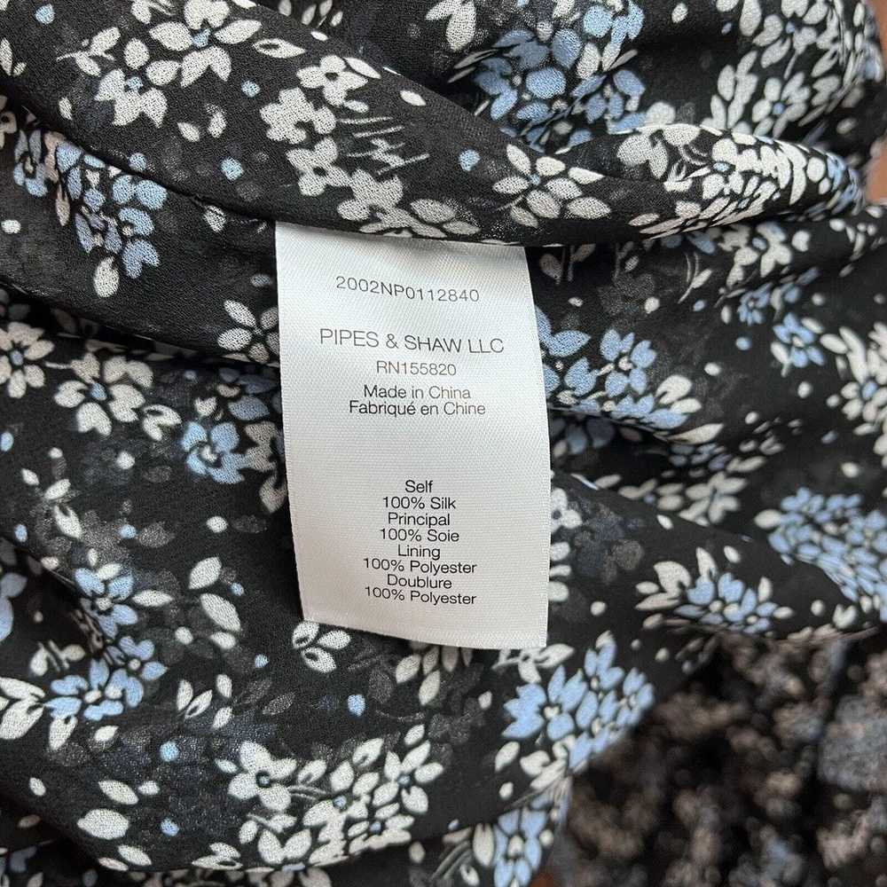 Veronica Beard Amal Ruffled Floral Silk Midi Dres… - image 8