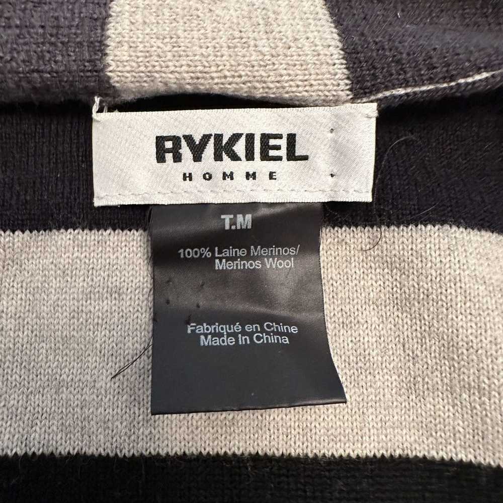 Rykiel Homme RYKIEL Homme Merino Wool Sweater V-n… - image 3