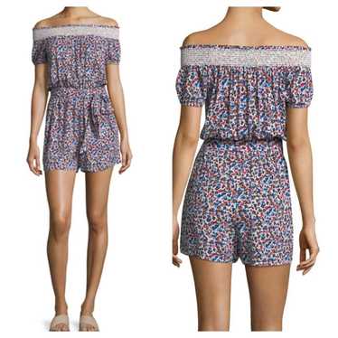 Tory Burch Wildflower Off-the-Shoulder Floral-Pri… - image 1
