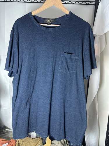 RRL Ralph Lauren RRL Dark Indigo Short Sleeve Tee