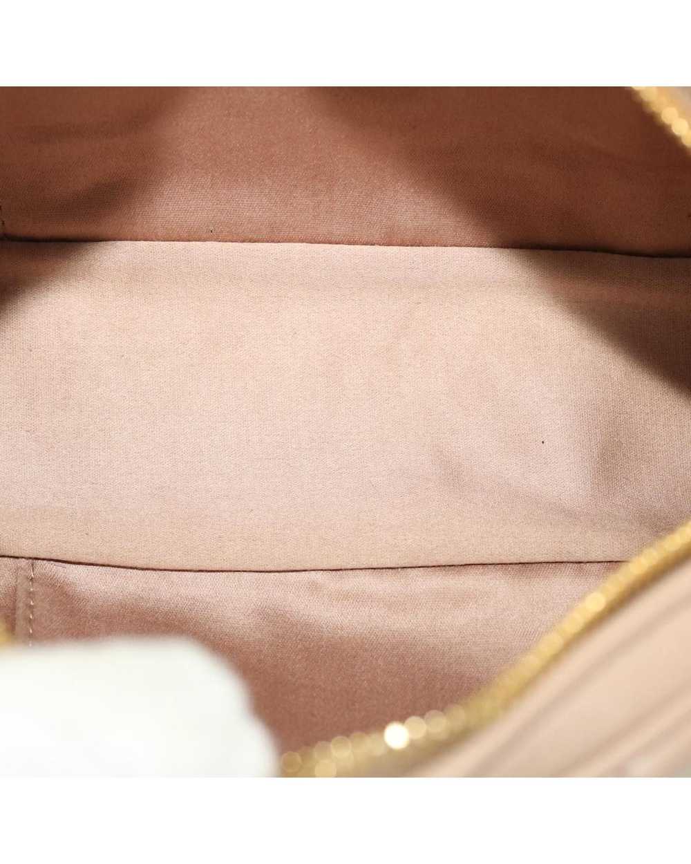 Miu Miu Chain Shoulder Bag Leather Beige Pink - image 10