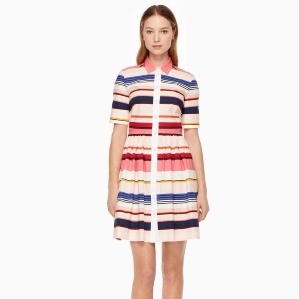 NWOT Kate Spade Picnic In Stripes Dress Size 0 - image 4