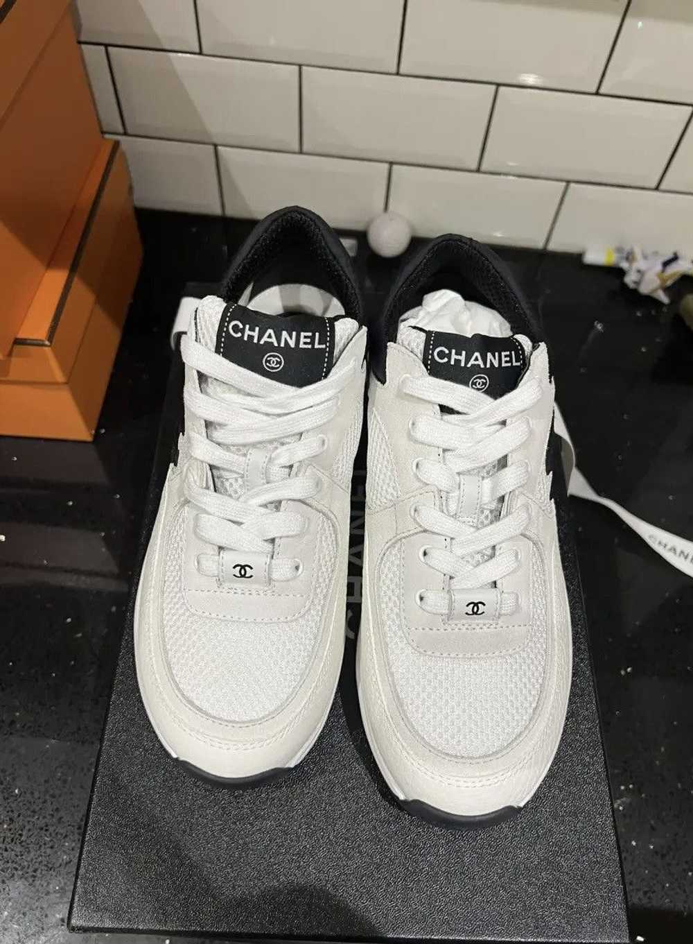 Chanel Chanel Leather Trainers - image 1