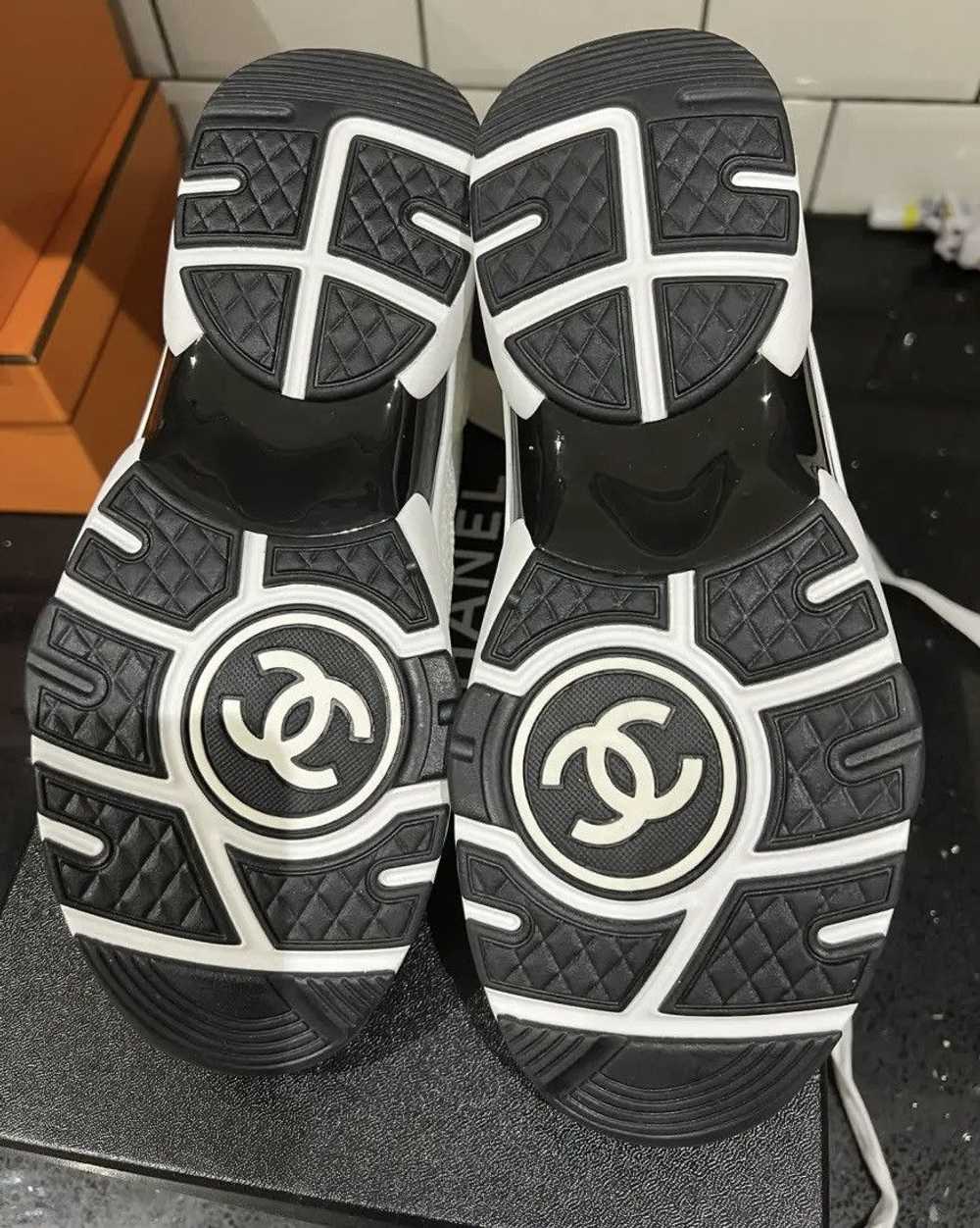 Chanel Chanel Leather Trainers - image 5