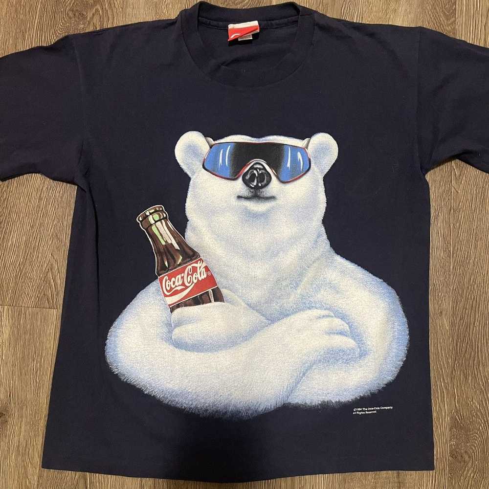 Coca Cola × Vintage 1994 Coca-Cola Polar Bear t-s… - image 1
