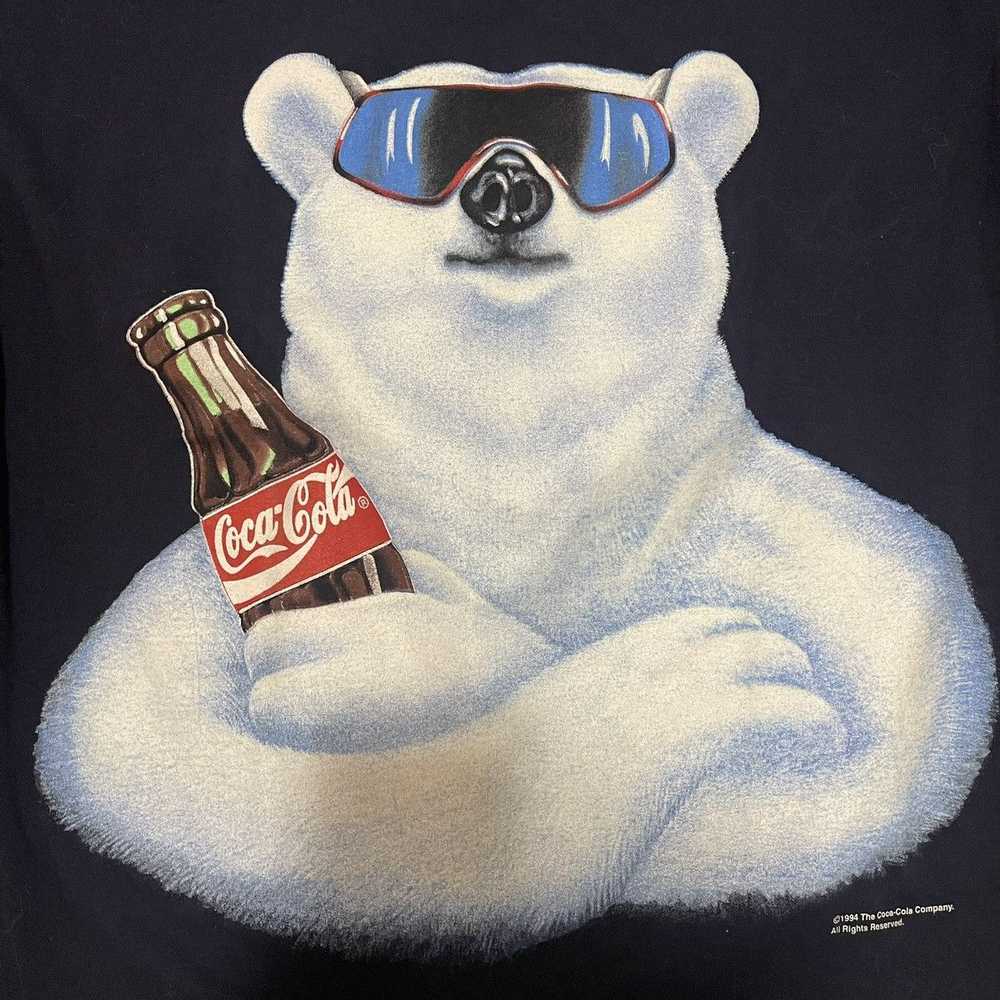 Coca Cola × Vintage 1994 Coca-Cola Polar Bear t-s… - image 2