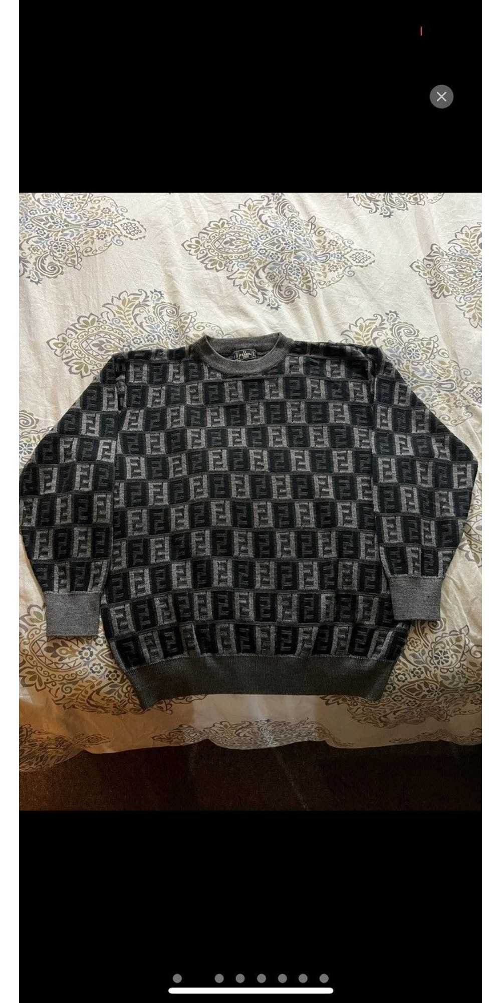 Fendi Fendi Vintage Monogram Sweater/Crewneck! Ex… - image 6