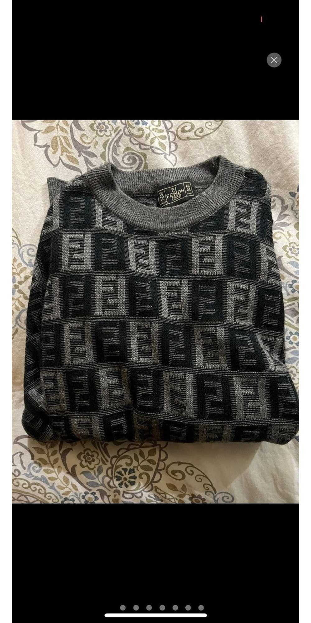 Fendi Fendi Vintage Monogram Sweater/Crewneck! Ex… - image 7