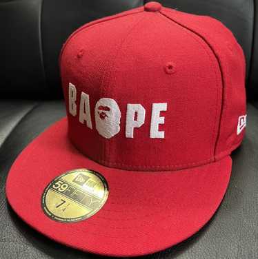 BAPE x New Era 59 Fifty 1st Camo Ape Head Cap Yellow