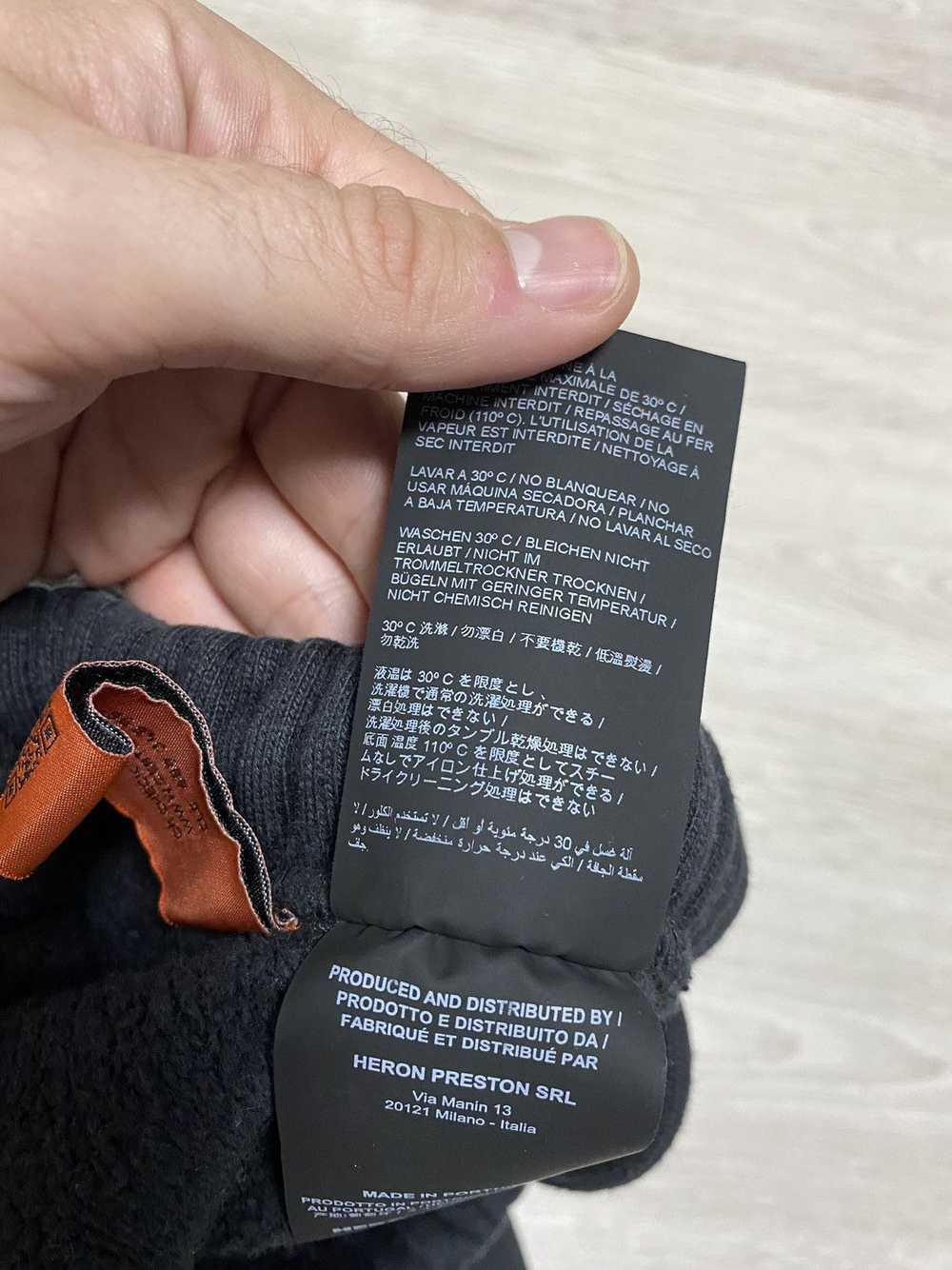 Heron Preston × Streetwear Black Sweatpants HERON… - image 12