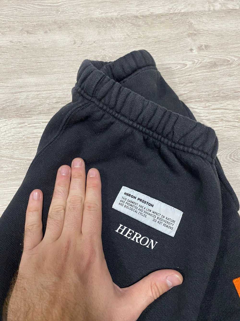 Heron Preston × Streetwear Black Sweatpants HERON… - image 5