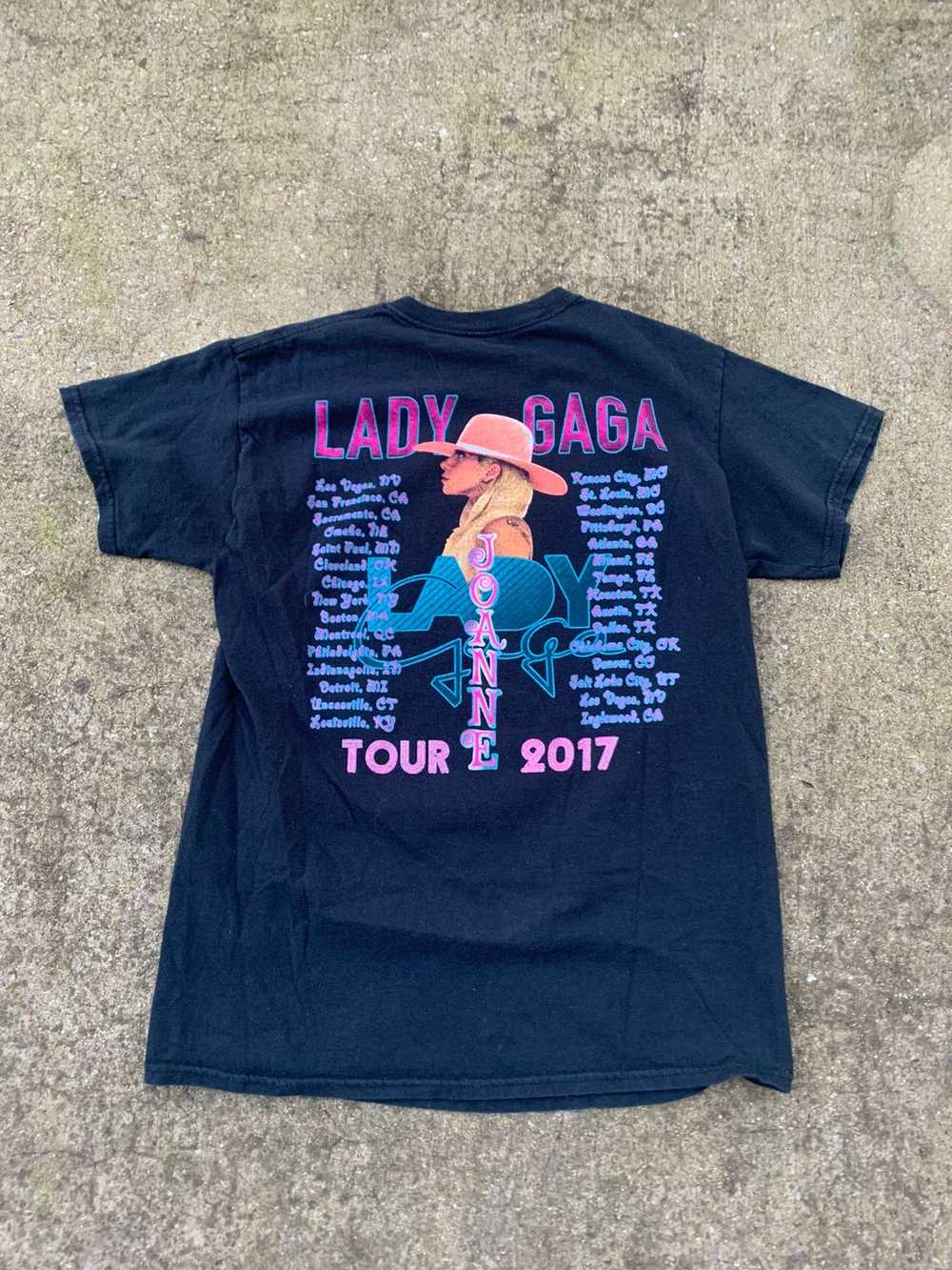 Band Tees × Streetwear × Vintage Lady Gaga Tour T… - image 3