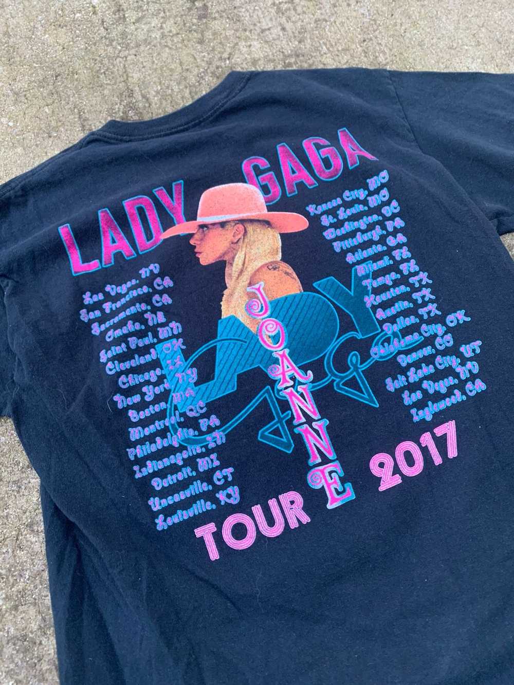 Band Tees × Streetwear × Vintage Lady Gaga Tour T… - image 4