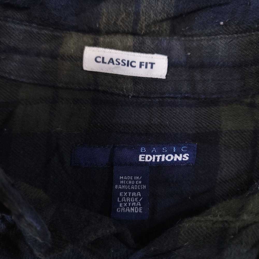 Basic Editions Basic Edition Tartan Flannel Shirt… - image 3