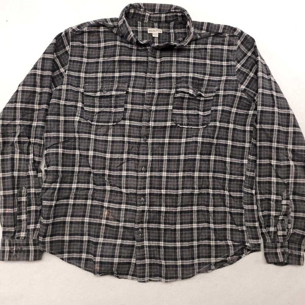 Merona Merona Madras Flannel Shirt Mens Size Extr… - image 2