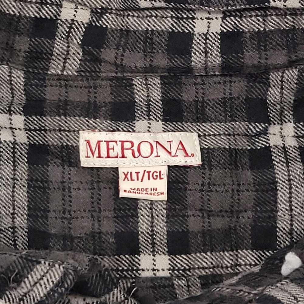 Merona Merona Madras Flannel Shirt Mens Size Extr… - image 3