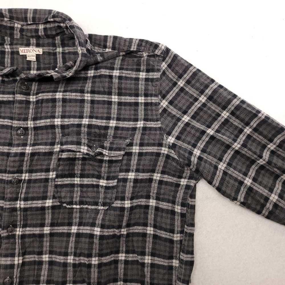 Merona Merona Madras Flannel Shirt Mens Size Extr… - image 5