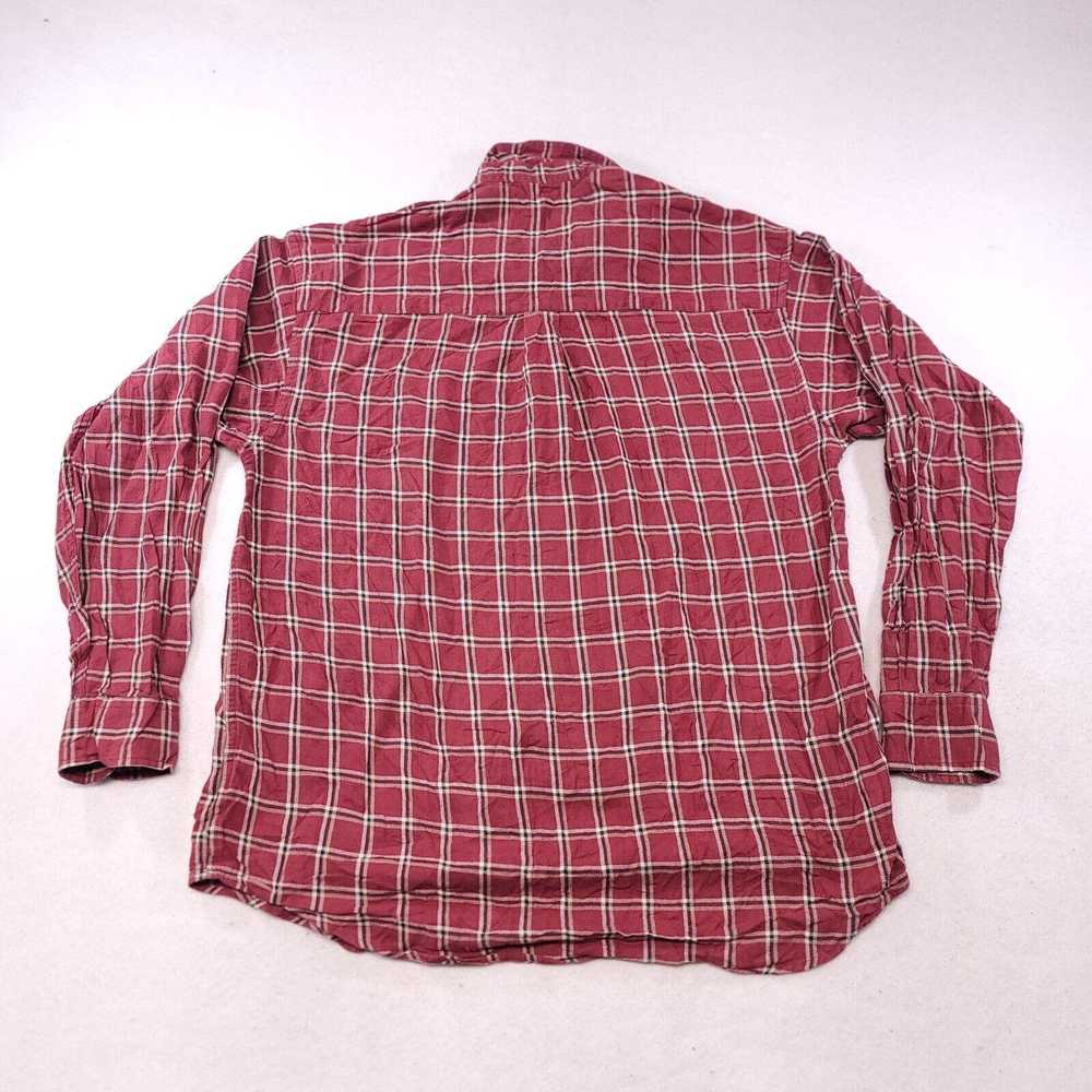 Haggar Haggar Windowpane Flannel Button Up Shirt … - image 10