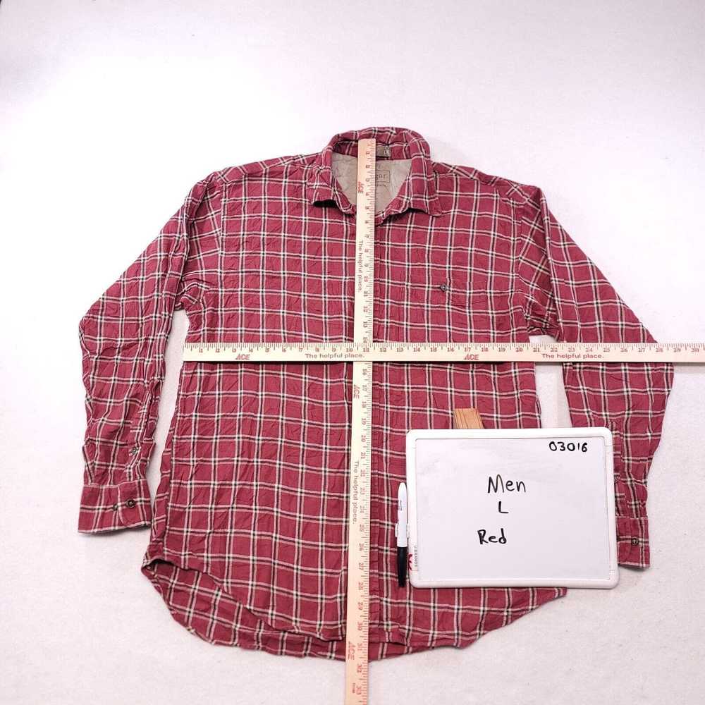 Haggar Haggar Windowpane Flannel Button Up Shirt … - image 6