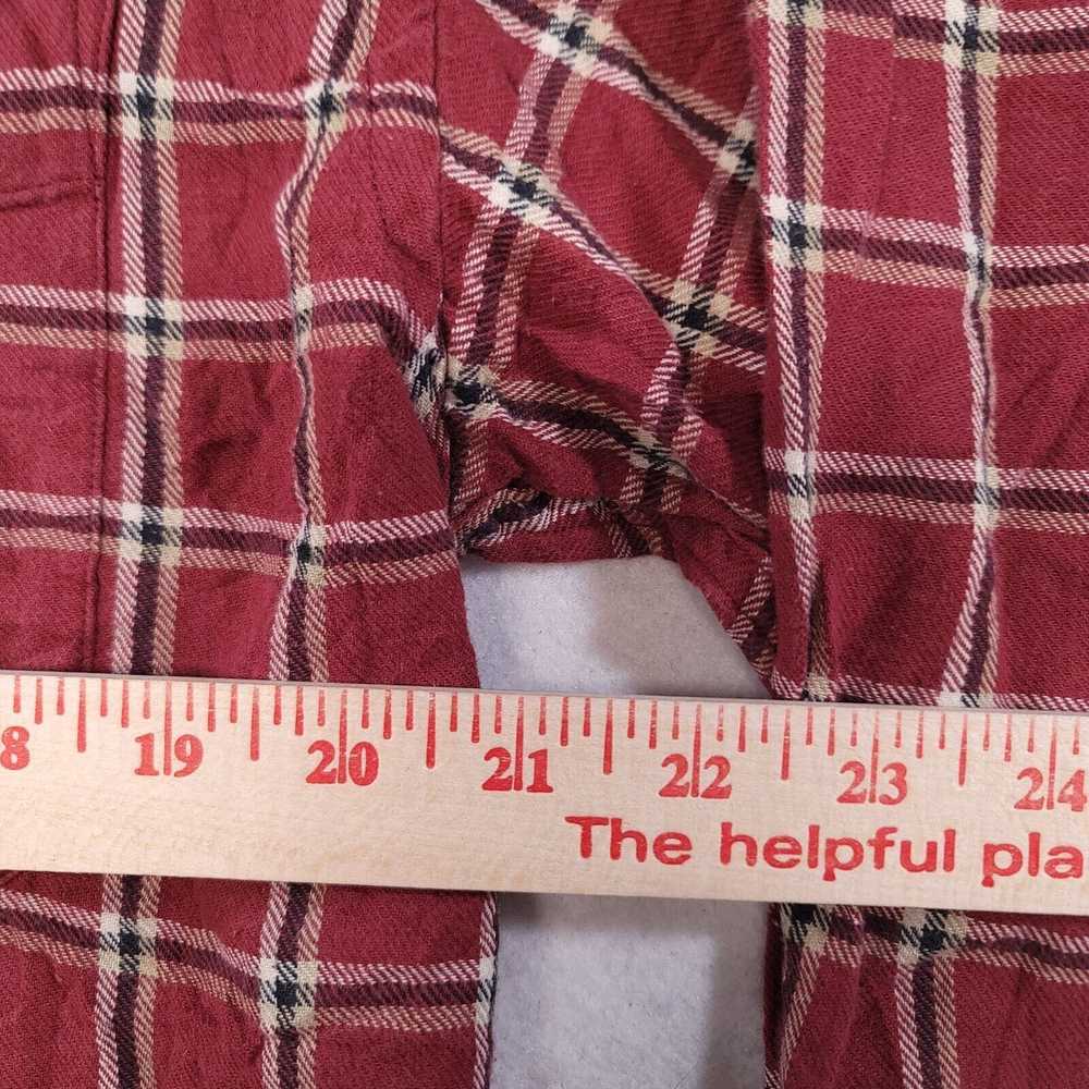 Haggar Haggar Windowpane Flannel Button Up Shirt … - image 8