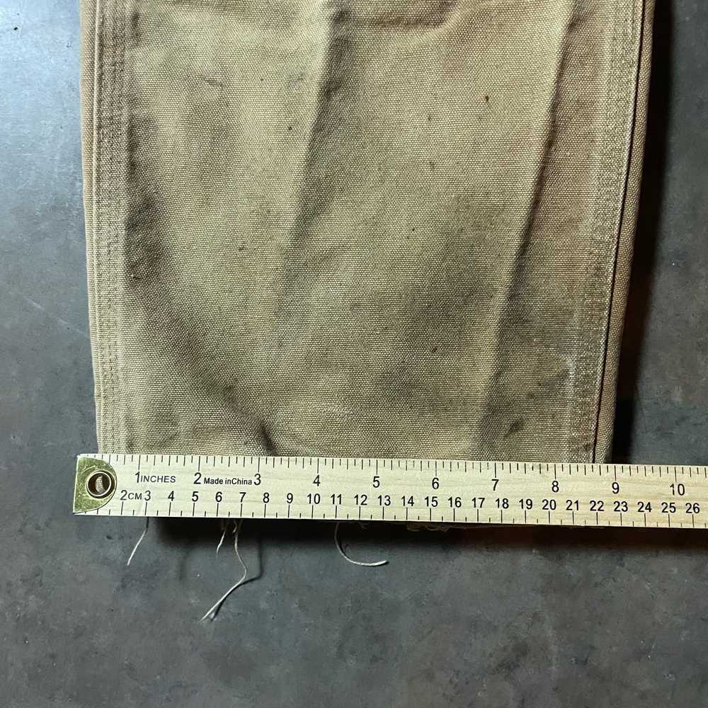 Vintage VINTAGE BAGGY TAN CARHARTT DOUBLE KNEE PA… - image 7