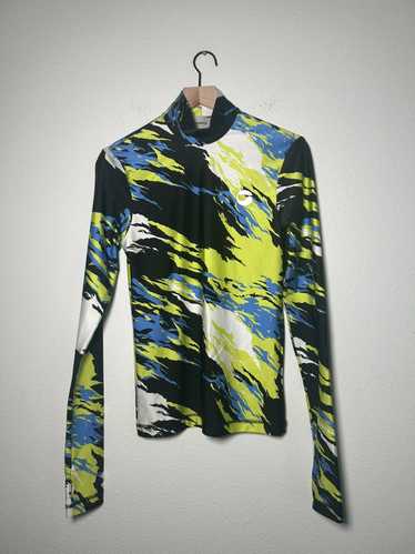 Coperni Printed Stretch L/S Mock Neck