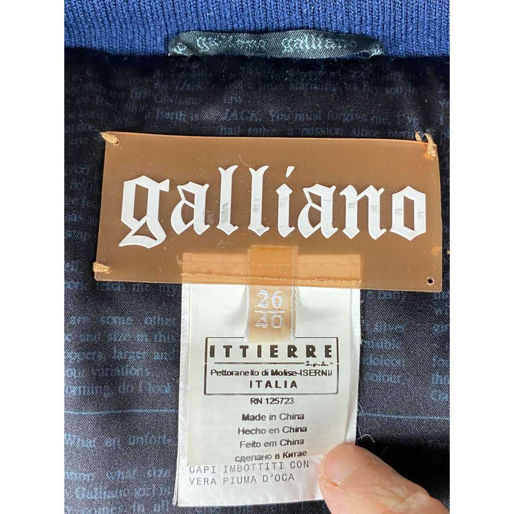 John Galliano VNTG John Galliano Fur Hoodie Paten… - image 3