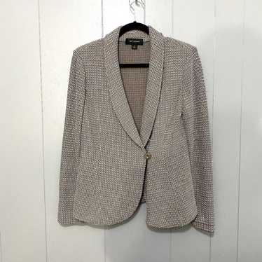 St. John Couture St. John Taupe Tweed Knit Asymme… - image 1